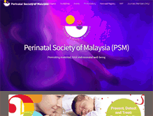 Tablet Screenshot of perinatal-malaysia.org